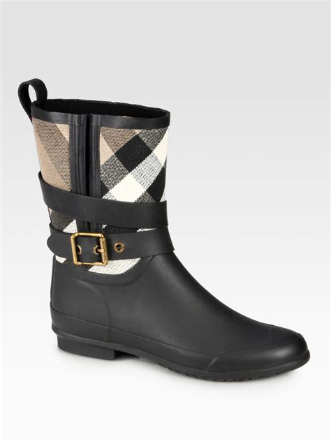 burberry rain boots.